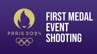 Shooting Paris 2024 Olympics First Medal Event [upl. by Jessamine]