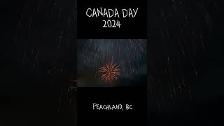 Peachland fireworks  Canada Day 2024 fireworks peachland canada [upl. by Alyakim]