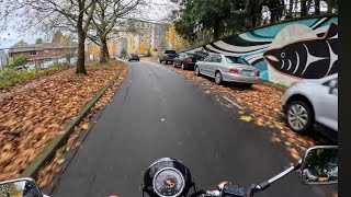 My Motorcycle protective Gear Quick Chat  Rainy Commute Suzuki TU250x  GoPro 13 169 aspect ratio [upl. by Allimak]