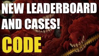 ROBLOX NEW LEADERBOARD AND CASES ROGHOUL ALPHA CODES 🎁 HOW TO REDEEM [upl. by Nosnaj]