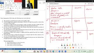 Correction of Errors amp Suspense Account Part 4 Tutorial Question 4 [upl. by Aguste]