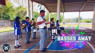 Basses Away amp Cadence 25  Felinos Marching Band  marchingband [upl. by Gaylene633]