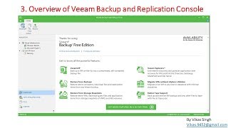 Veeam Advance Training  3  Overview of Veeam Backup and Replication Console [upl. by Thomson77]