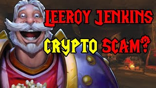 LETS LOOK INTO THE LEEROY JENKINS CRYPTO COIN  WORLDOFWARCRAFT WoW [upl. by Karyn799]