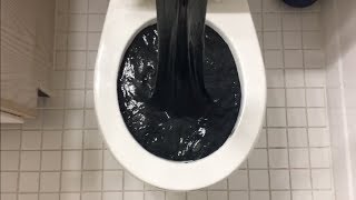 Will it Flush  Black Slime [upl. by Thorfinn686]