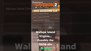 New IncursionWallops island 🎉🎉🎉 thedivision2 gaming incursion thedivision pts [upl. by Constant]