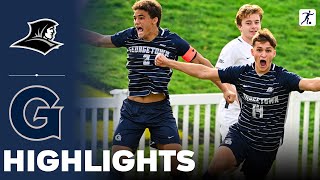 Providence vs Georgetown  Big East Soccer Championship Final  Highlights  November 17 2024 [upl. by Hauhsoj]