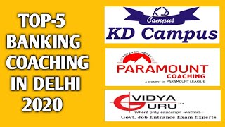 Top 5 Banking coaching in DelhiBest Banking coaching centreIBPS coaching centre in Delhi [upl. by Naujud]