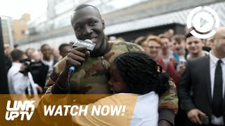 Stormzy Takes His Supporters To Nandos amp Performs At Noisey HQ  Link Up TV [upl. by Etireuqram]