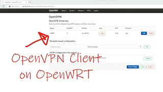 How to Configure OpenVPN Client on OpenWRT [upl. by Cod]