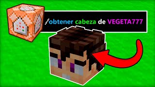 ✅ Minecraft 121 Cómo Obtener Cabezas de Jugadores Fácilmente 🗿 [upl. by Aihpos]