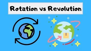 Difference between rotation and revolution [upl. by Jasun19]