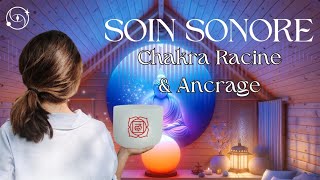 ✨SOIN SONORE 🎶  MANIFESTER LABONDANCE  ANCRAGE HARMONISATION CHAKRA RACINE 🔴 [upl. by Nnahtur177]