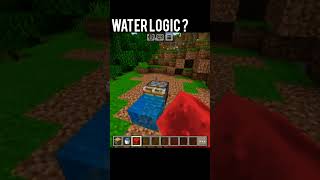 Mincraft waterlogic  minecraft trending viralvideo respect [upl. by Shishko242]