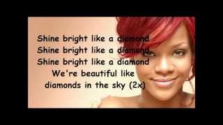 Rihanna Diamonds lyrics [upl. by Ainaj]