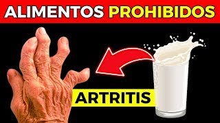 ARTRITIS NUNCA coma estos 8 ALIMENTOS [upl. by Devitt]