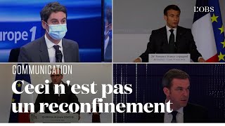 Comment le discours de l’exécutif a évolué vers un reconfinement [upl. by Pittel474]