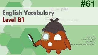 English Vocabulary Simplified B1 Level for Intermediate Learners 61 [upl. by Asetal]