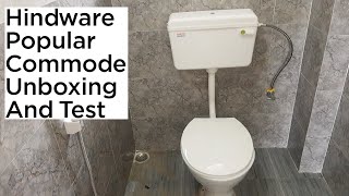 Hindware Popular Commode Unboxing and review [upl. by Aifoz502]