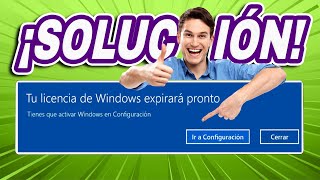 Tu LICENCIA de Windows EXPIRARÁ pronto 202220232024 SOLUCIÓN FÁCIL SIN PROGRAMAS Windows 10 PRO [upl. by Yralam414]