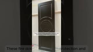 Yohome en fd45 wooden fire door shorts doors interiordesign firedoor youtube home [upl. by Pitts]