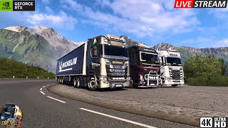 Euro Truck Simulator 2  Malayalam Live 4K🛑 [upl. by Akenahs]