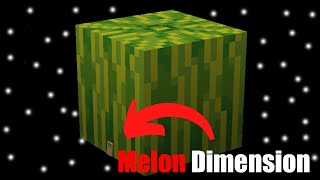 Minecraft but its ALL MELONS [upl. by Ecidnac]