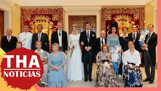 Los mensajes ocultos de la foto del rey Felipe con las infantas Elena y Cristina en la boda de [upl. by Seadon]