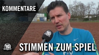 Die Stimmen zum Spiel TSG Niederrad 1898  FC Posavina Frankfurt Kreisliga A [upl. by Early]