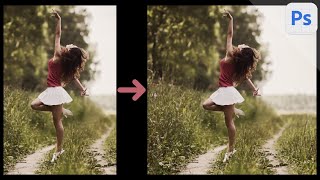 Extend background with Generative Fill  PHOTOSHOP TUTORIAL  BETA [upl. by Jaimie]