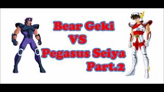 Cavalieri dello zodiaco  Saint Seiya 1vs1  Pegasus Seiya VS Bear Geki  PART 2 ITA [upl. by Eatton83]