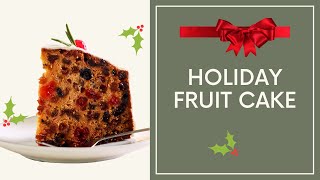 How to Make Fruit Cake  Quick amp Easy Last Minute Fruit Cake  AlcoholFree Recipe [upl. by Lamonica]