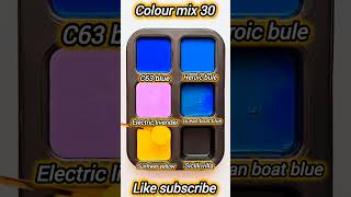 Colour mix 30colorfulmixing colourmixingtutorials satisfying kirit [upl. by Lleihsad]