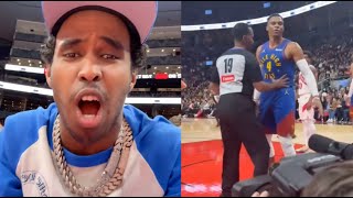 Russell Westbrook Goes Off On Top 5 After Trolling Him During Raptors Game [upl. by Yerrok]