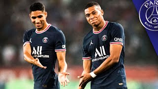 Kylian Mbappé and Achraf Hakimi The Magic Duo 🔴🔵 [upl. by Olney]