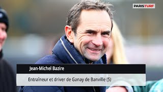 JeanMichel Bazire entraîneur et driver de Ganay de Banville Dimanche 25 février à Vincennes [upl. by Gallard]