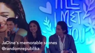 Till I Met You Press Conference JaDines memorable scenes [upl. by Nahgen989]