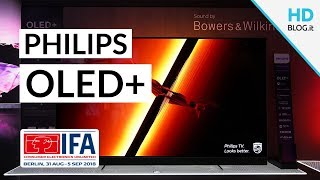 Philips TV OLED 903 e 803 con audio Bowers amp Wilkins  ANTEPRIMA [upl. by Debera]