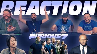 Furious 7  Group Reaction  The Fast and the Furious Saga SERIES Part 7 of 9 [upl. by Yltneb]