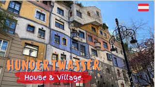 HUNDERTWASSER HOUSE  HUNDERTWASSER VILLAGE VIENNA [upl. by Kelbee]