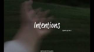 Intentions  Justin Bieber sped up ver [upl. by Ademla648]