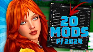 20 MODS PARA USAR EM 2024  The Sims 4  Mod Review [upl. by Aviva]