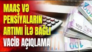 Pensiya veteran pulu və maaşlar artacaqmı  Büdcədə nələr var  CANLI YAYIM [upl. by Kin]