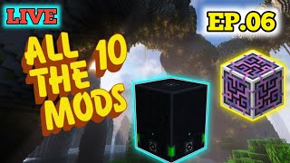 Applied Energistics 2 and Powah Energy Reactor  All The Mods 10 LIVE Hindi  EP06 [upl. by Ykcor794]