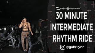 30 Minute Rhythm Cycling Class  Intermediate Dance Ride [upl. by Yajeet]