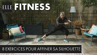 8 exercices pour affiner sa silhouette┃ELLE Fitness [upl. by Lanna]