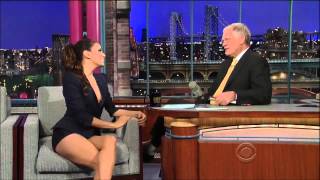 Eva Longoria flashes David Letterman  with her quotavocadosquot [upl. by Bambi778]