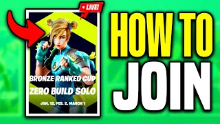 How to Join Tournaments in Fortnite 2024  Full Guide [upl. by Nednil]