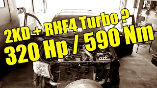 12 Toyota Hilux D4D with RHF4 Turbo Upgrade  320Hp  590Nm [upl. by Sweyn]