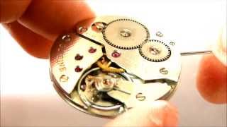 ETA UNITAS 6497 1 SWISS MADE MECHANICAL WATCH MOVEMENT SIMILAR TO 6498 [upl. by Ainud]